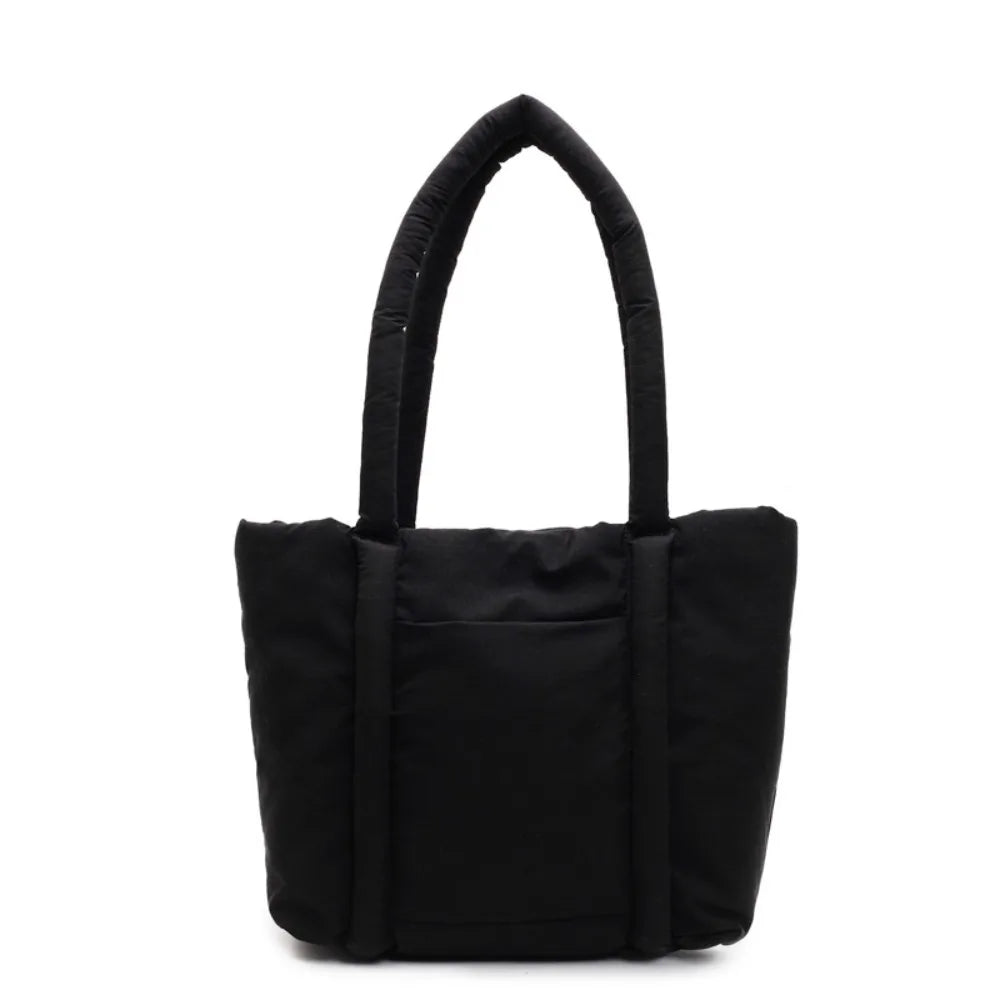 Large Capacity Nylon Shoulder Tote Bag - BAGS