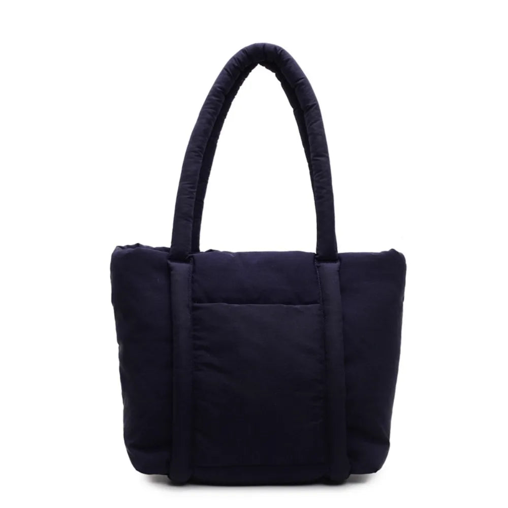Large Capacity Nylon Shoulder Tote Bag - BAGS