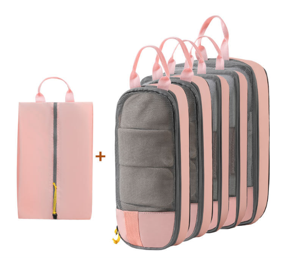 6Pcs/Set Travel Compression Packing Cubes - BAGS