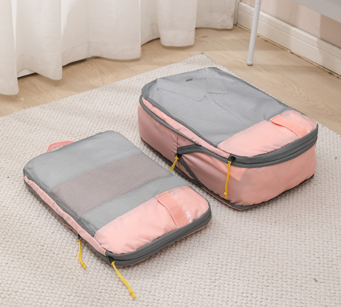 6Pcs/Set Travel Compression Packing Cubes - BAGS